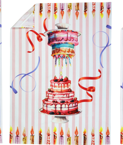 7179 NAPPES DE CUISINE CAKE PARTY 3P